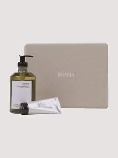 Handverzorgingsgeschenkset Escalier (wortelzaad, kardemom, vetiver &amp; bloedoranje), 2-delig