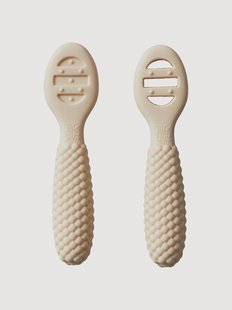 Siliconen voorlepels Bubble, 2-delig