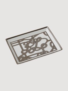 Porseleinen decoratief dienblad Berken