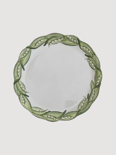 Handbeschilderd onderbord Lily of the Valley