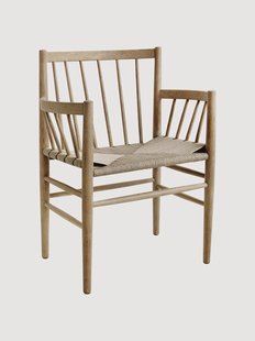 Eikenhouten armleunstoel J81