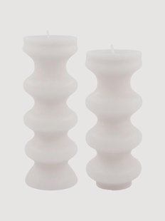 Handgemaakte kaarsen Mura, 2-delig