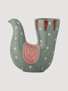 Handbeschilderde vaas Trudy, H 19 cm