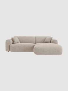 Chenille hoekbank Nolio