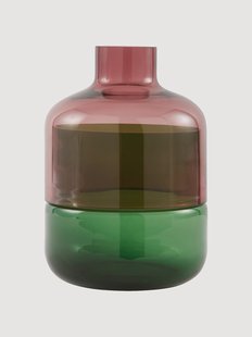 Vaas Formy van sodalimeglas, H 29 cm