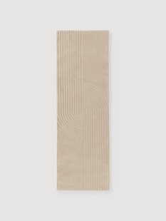 Handgetufte wollen loper Mason