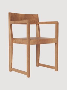 Armstoel 01 van berkenhout