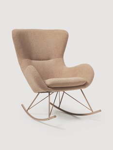 Teddy schommelstoel Wing met metalen poten