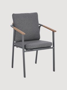 Tuinstoelen Leonida met kussen, 4-delig