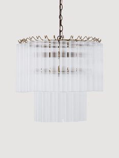 Glazen kroonluchter Janae