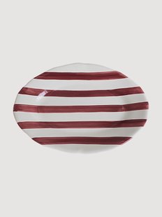 Handgemaakte serveerplateau Rayure