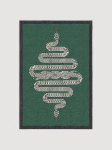 Wasbaar laagpolig vloerkleed Venom van Jonathan Adler