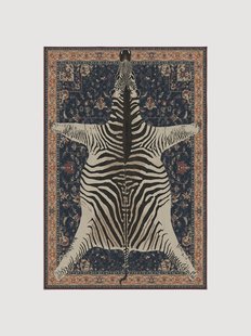 Wasbaar laagpolig vloerkleed Safari van Iris Apfel