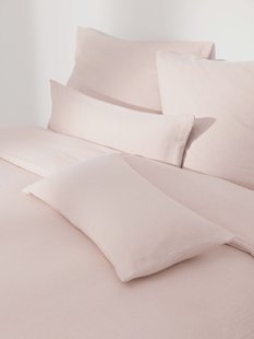 Flanellen dekbedovertrek Wanda met visgraatpatroon