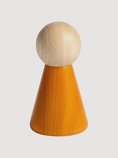 Handgemaakte houten zout- en pepermolen Halma