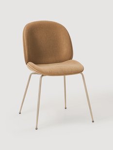 WESTWING x GUBI, Gestoffeerde eetkamerstoel Beetle by Delia Lachance
