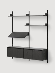 Grote wandrek Living met kasten