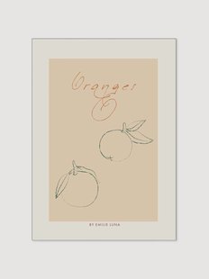 Poster Oranges 01