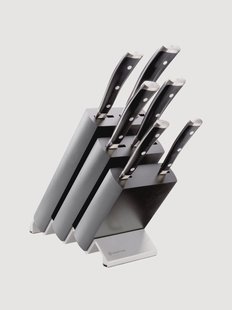 Messenblok Classic Icon van essenhout, 6-delig