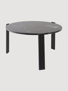 Ronde salontafel Tribus met marmeren tafelblad