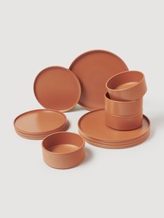 Handgemaakte serviesset Lowri, 4 personen, 12-delig