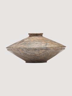 Vaas Dune van marmer, H 15 cm