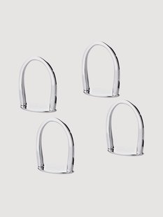 Handgemaakte servetringen Steigb&uuml;gel, set van 4