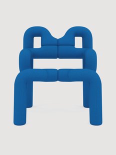 Gebreide wollen armleunstoel Ekstrem