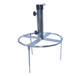 Central Park Parasolvoet X - 3.2kg - Staal - Rond Gazonspikes