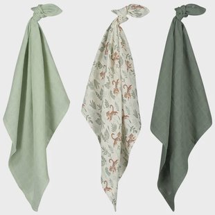 Prénatal hydrofiele luiers tijger 3 stuks