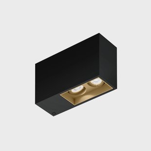 Wever & Ducré Lighting WEVER & DUCRÉ Downlight Planopetit 2.0 zwart/beige 927 dimbaar