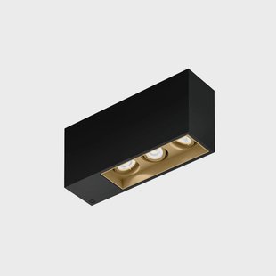 Wever & Ducré Lighting WEVER & DUCRÉ Downlight Planopetit 3.0 zwart/beige 927 dimbaar