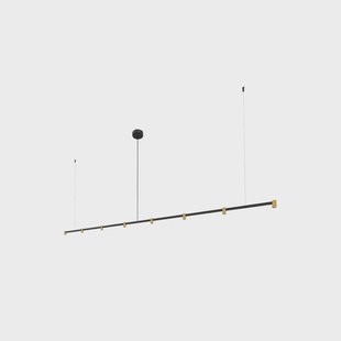 Wever & Ducré Lighting WEVER & DUCRÉ LED hanglamp Trace 3.0 zwart/beige 927 dimbaar