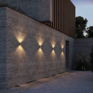 Wever & Ducré Lighting WEVER & DUCRÉ LED buiten wandlamp Kiosk 1.0 brons, 2.700 K