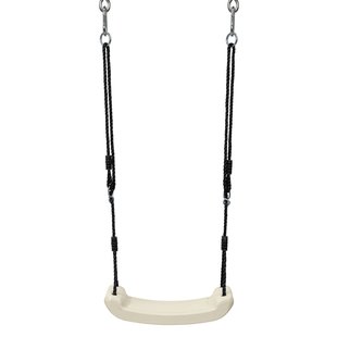 Swing King Schommelzitje Pastel Wit - Kunststof - 1 Persoon - 43cm