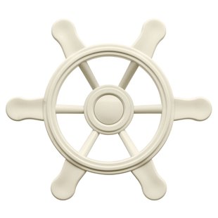 Swing King Speeltoestel Piratenstuur - Kunststof - 1 Persoon - Pastel Wit - 22cm