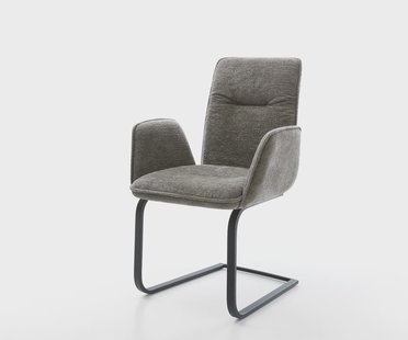 DELIFE Sledemodel Vinja-Flex bouclé zacht mud sledemodel vlak zwart