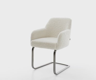 DELIFE Sledemodel Greg-Flex teddy beige sledemodel vlak grafiet pocketveer kern