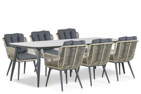 Coco Custa/Vienna 240 cm dining tuinset 7-delig