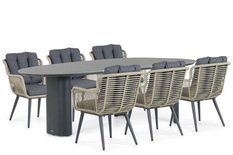 Coco Custa/Weave 240 cm dining tuinset 7-delig