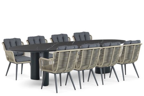 Coco Custa/Weave 300 cm dining tuinset 9-delig