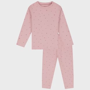 Prénatal peuter pyjama hartjes