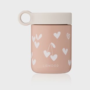 Liewood Kiani printed foodthermos Sweethearts-pale tuscany