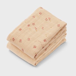 Liewood Lewis mousseline doek 2-pack 65x65 cm Mini butterfly-apple blossom mix
