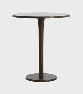 Light & Living Ronde Bijzettafel 'Pazo' 48cm, kleur Donkerbruin