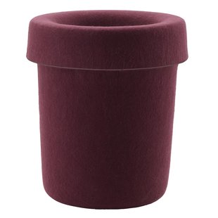 Normann Copenhagen Hide Office Prullenbak Burgundy