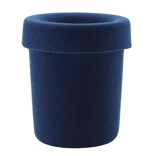 Normann Copenhagen Hide Office Prullenbak Dark Blue