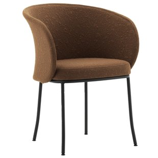 Normann Copenhagen Knit Eetkamerstoel Met Armleuning Brandy