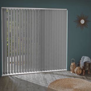 Madeco 3792 Verticale Lamellen 5 Stuks Verduisterend Grijs 8,9 X 280 Cm