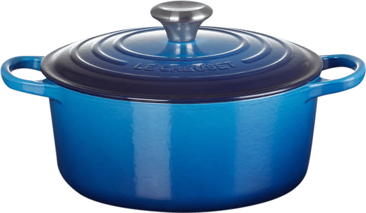 Le Creuset Signature ronde braadpan 24 cm azure